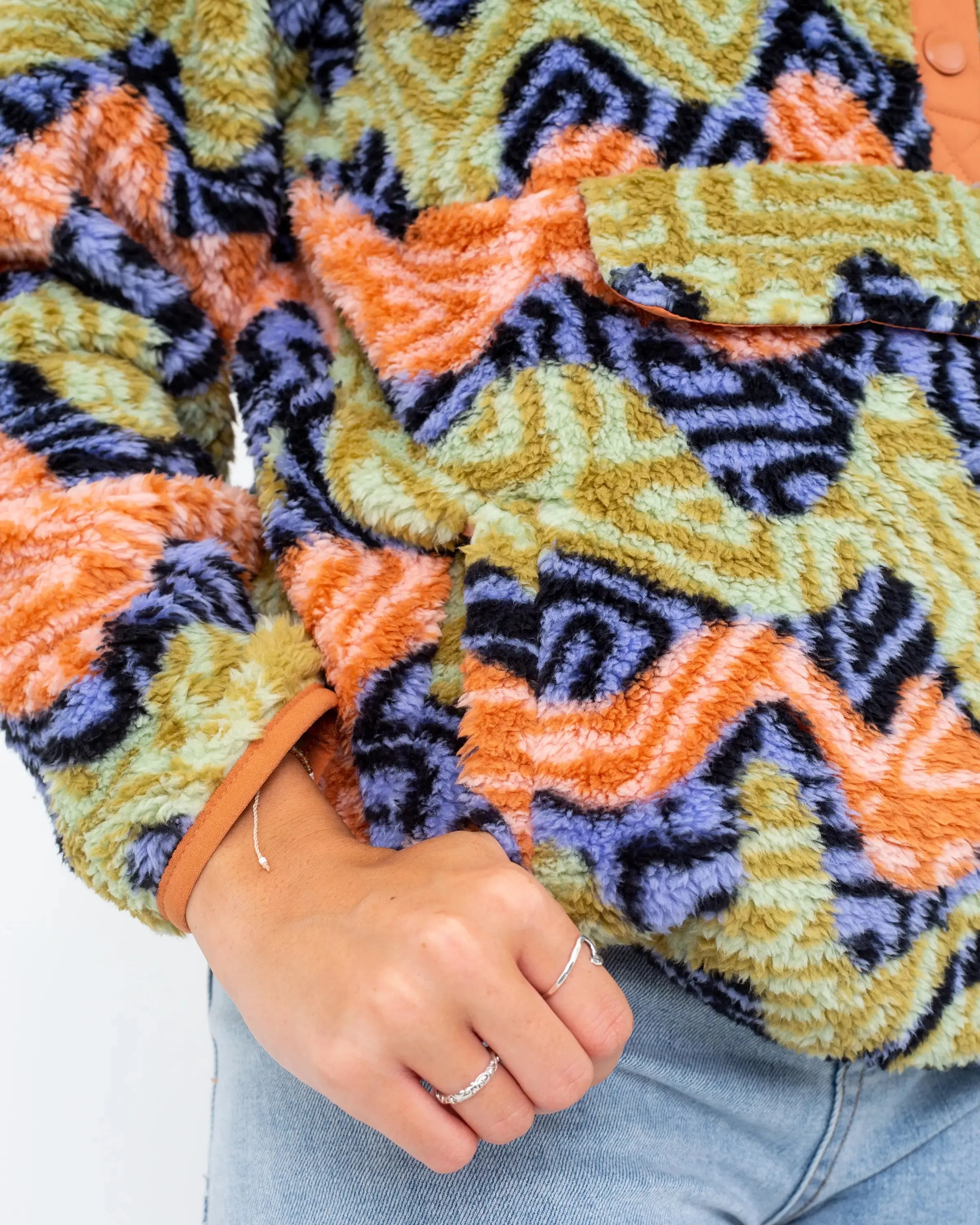 Switchback Fleece Jacket in Cosmic Blue