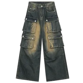 'Trove' Baggy Denim Cargo Jeans