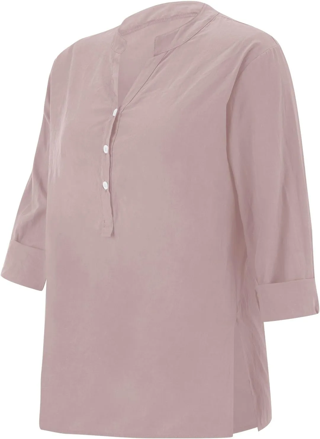 Women Linen Shirts Summer Trendy Short Sleeve V Neck Blouses Lightweight Breathable Tunic Tops Beach Vacation Clothes