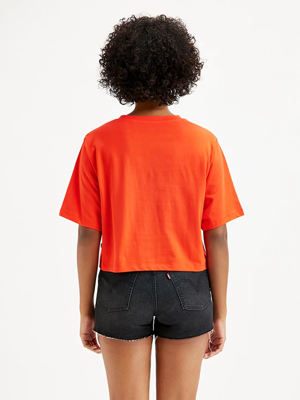 Women's Brand Logo Loose Fit T-Shirt